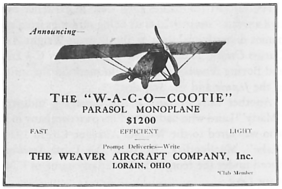 1920 Waco Cootie Advertisement.jpg - 1920 Waco Cootie Advertisement